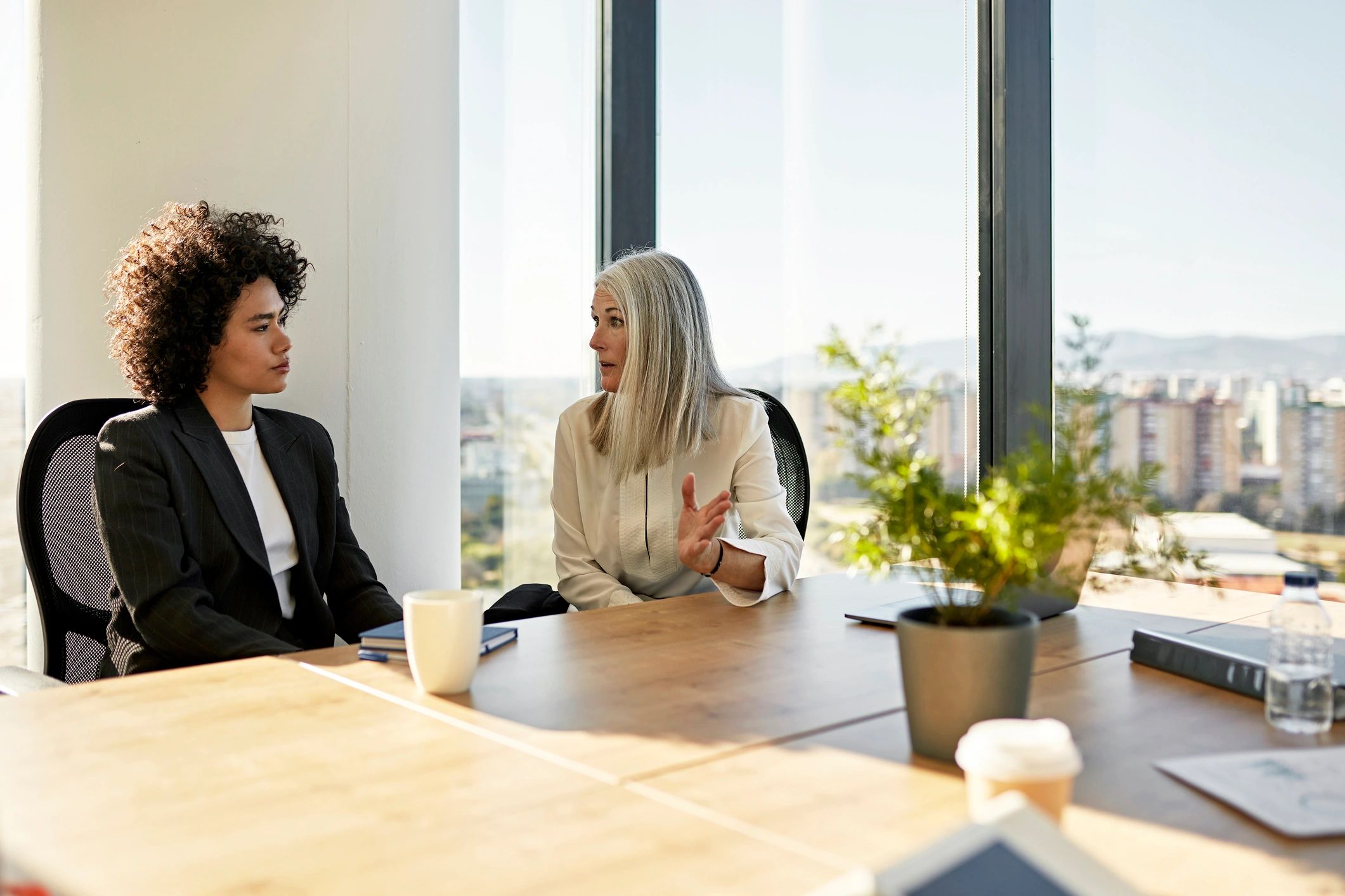 Case management style meeting for housing stability support