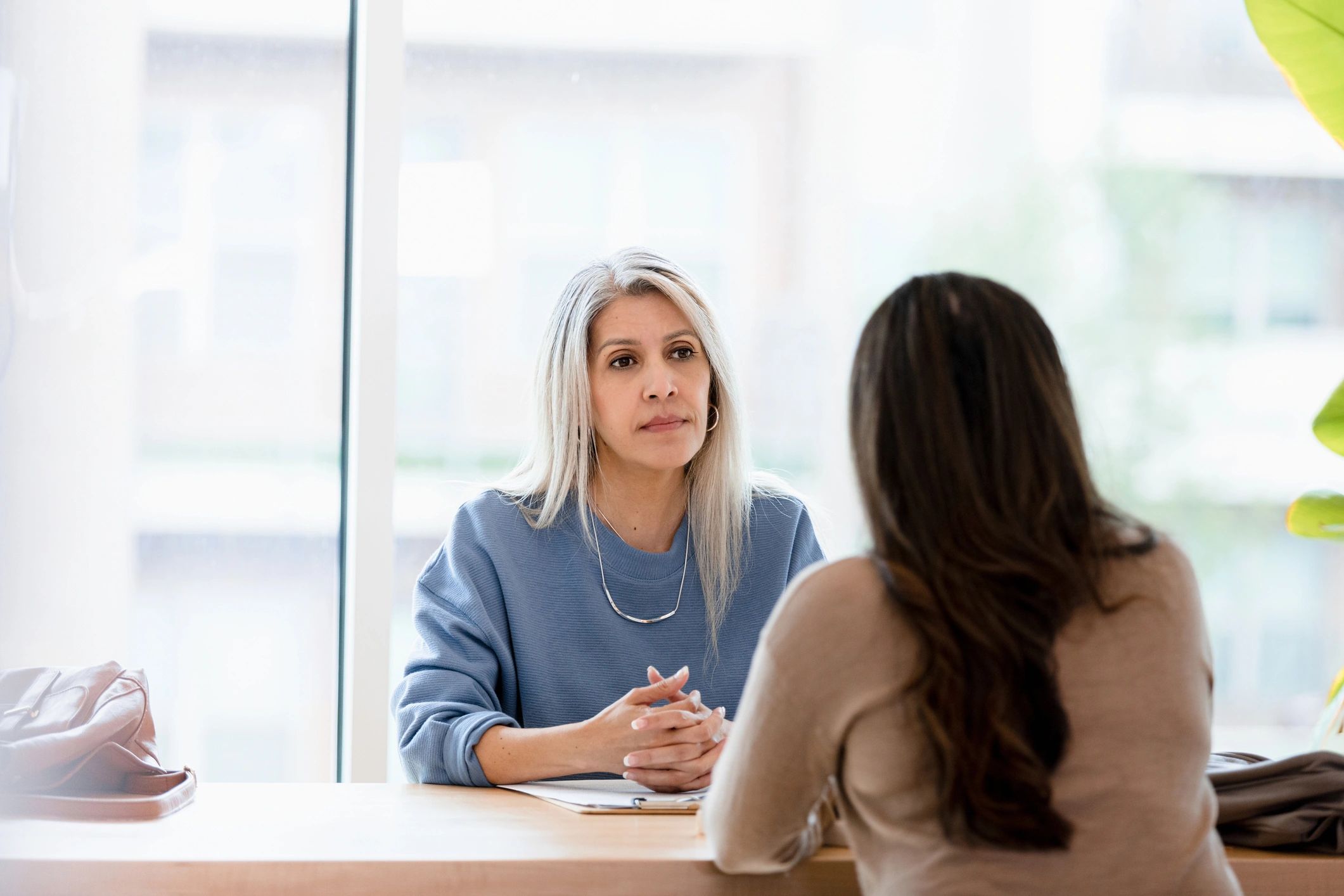 Supportive coaching conversation in a professional setting